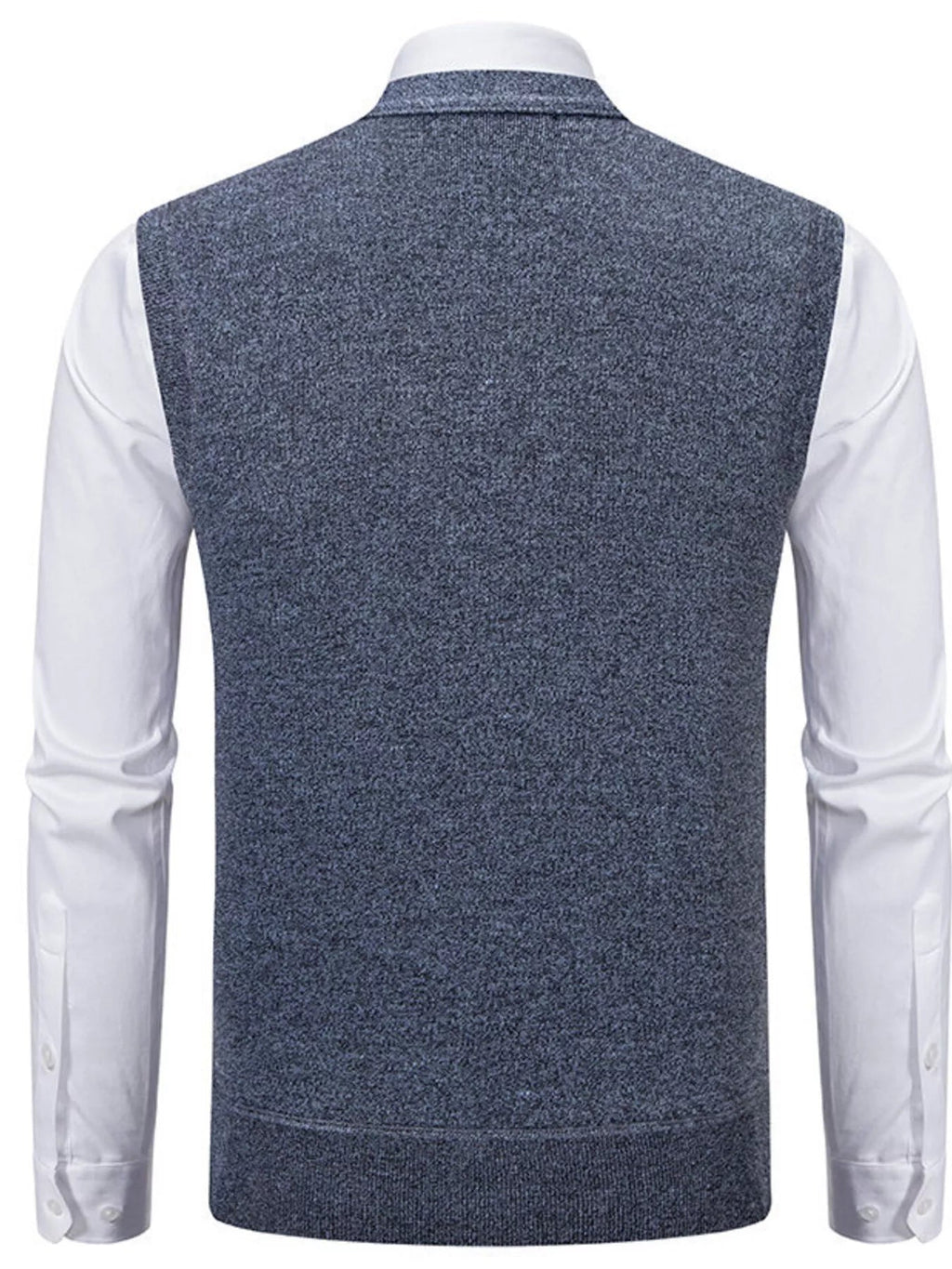Men's Elegant Button-Down Sweater Vest - ꫀꪶꫀᧁꪖꪀᥴꫀ꠸ᠻꪗ~ 𝔈𝔪𝔟𝔯𝔞𝔠𝔢 𝔈𝔩𝔢𝔤𝔞𝔫𝔠𝔢