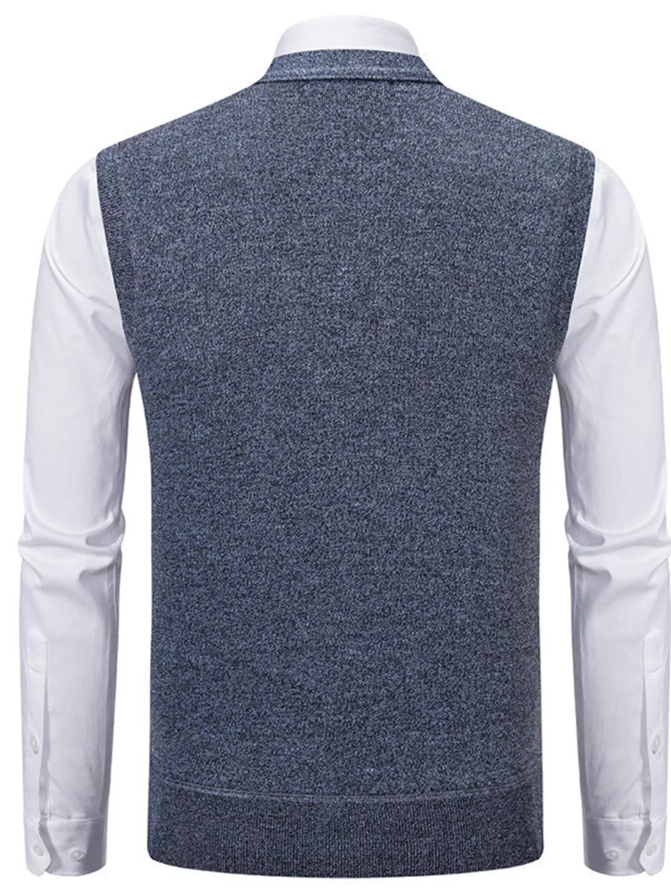 Men's Elegant Button-Down Sweater Vest - ꫀꪶꫀᧁꪖꪀᥴꫀ꠸ᠻꪗ~ 𝔈𝔪𝔟𝔯𝔞𝔠𝔢 𝔈𝔩𝔢𝔤𝔞𝔫𝔠𝔢