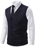 Men's Elegant Button-Down Sweater Vest - ꫀꪶꫀᧁꪖꪀᥴꫀ꠸ᠻꪗ~ 𝔈𝔪𝔟𝔯𝔞𝔠𝔢 𝔈𝔩𝔢𝔤𝔞𝔫𝔠𝔢