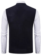 Men's Elegant Button-Down Sweater Vest - ꫀꪶꫀᧁꪖꪀᥴꫀ꠸ᠻꪗ~ 𝔈𝔪𝔟𝔯𝔞𝔠𝔢 𝔈𝔩𝔢𝔤𝔞𝔫𝔠𝔢
