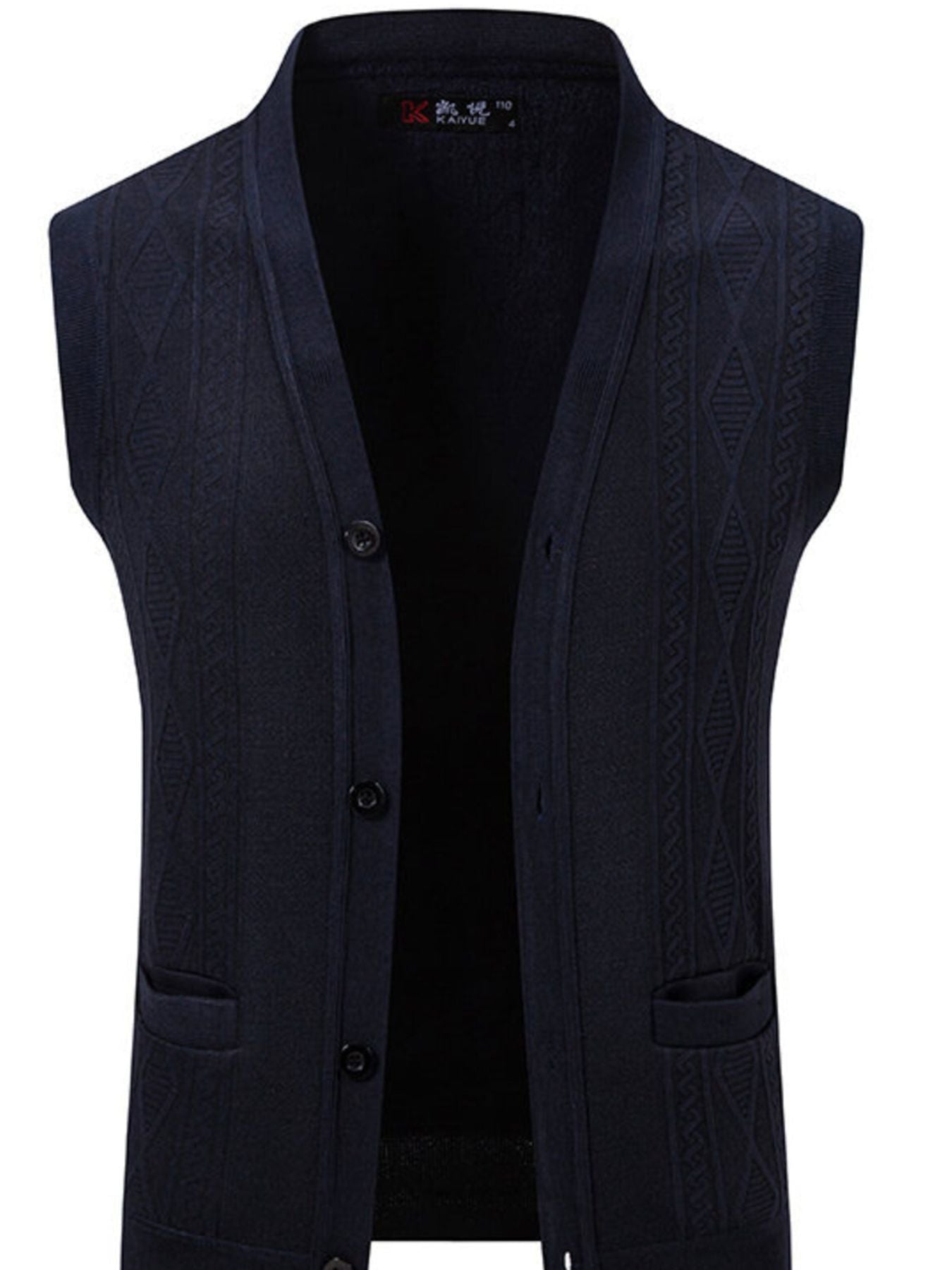 Men's Elegant Button-Down Sweater Vest - ꫀꪶꫀᧁꪖꪀᥴꫀ꠸ᠻꪗ~ 𝔈𝔪𝔟𝔯𝔞𝔠𝔢 𝔈𝔩𝔢𝔤𝔞𝔫𝔠𝔢