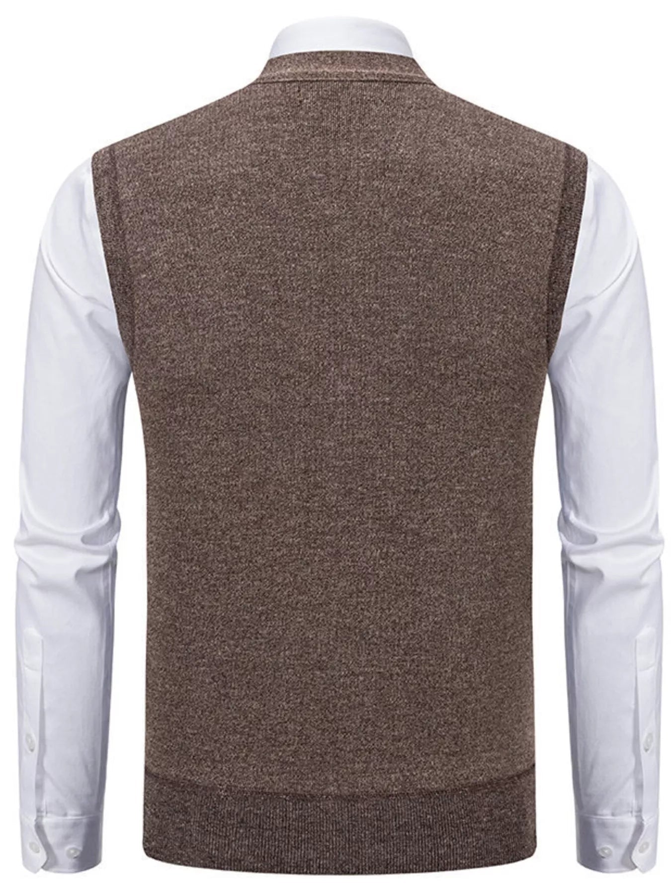 Men's Elegant Button-Down Sweater Vest - ꫀꪶꫀᧁꪖꪀᥴꫀ꠸ᠻꪗ~ 𝔈𝔪𝔟𝔯𝔞𝔠𝔢 𝔈𝔩𝔢𝔤𝔞𝔫𝔠𝔢