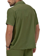 Men's Plus Size Button Up Short Sleeve Shirt and Shorts Set - ꫀꪶꫀᧁꪖꪀᥴꫀ꠸ᠻꪗ~ 𝔈𝔪𝔟𝔯𝔞𝔠𝔢 𝔈𝔩𝔢𝔤𝔞𝔫𝔠𝔢
