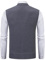Men's Classic Argyle Pattern Knitted Sweater Vest - ꫀꪶꫀᧁꪖꪀᥴꫀ꠸ᠻꪗ~ 𝔈𝔪𝔟𝔯𝔞𝔠𝔢 𝔈𝔩𝔢𝔤𝔞𝔫𝔠𝔢
