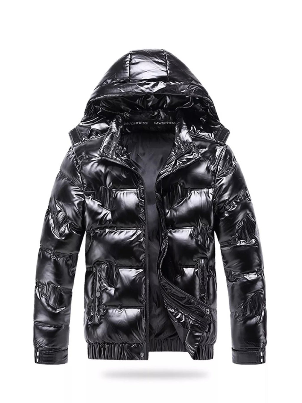Men's Plus Size Zip Up Puffer Jacket with Hood - ꫀꪶꫀᧁꪖꪀᥴꫀ꠸ᠻꪗ~ 𝔈𝔪𝔟𝔯𝔞𝔠𝔢 𝔈𝔩𝔢𝔤𝔞𝔫𝔠𝔢