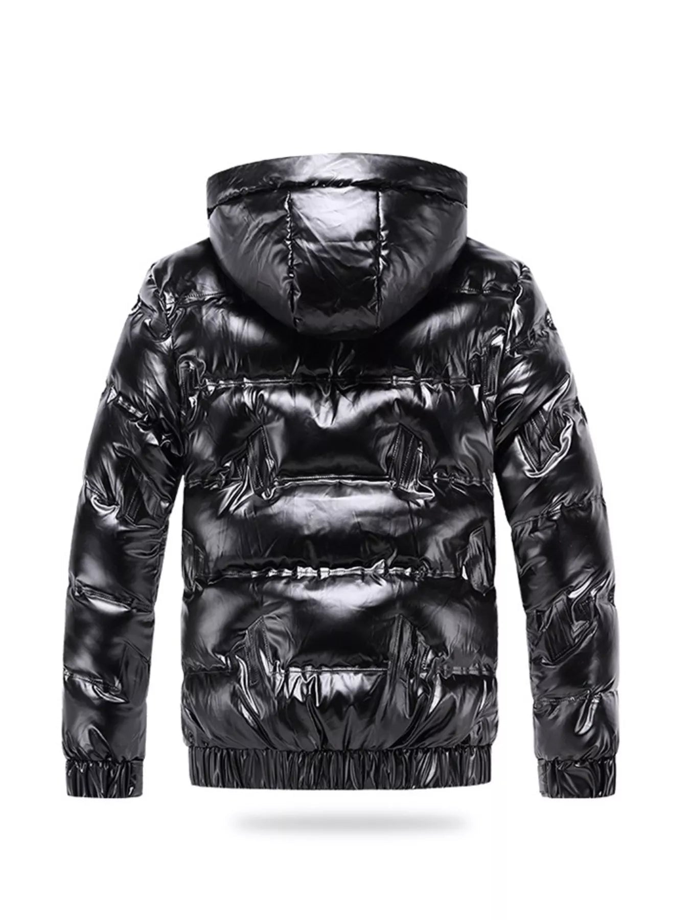Men's Plus Size Zip Up Puffer Jacket with Hood - ꫀꪶꫀᧁꪖꪀᥴꫀ꠸ᠻꪗ~ 𝔈𝔪𝔟𝔯𝔞𝔠𝔢 𝔈𝔩𝔢𝔤𝔞𝔫𝔠𝔢