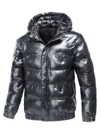Men's Plus Size Zip Up Puffer Jacket with Hood - ꫀꪶꫀᧁꪖꪀᥴꫀ꠸ᠻꪗ~ 𝔈𝔪𝔟𝔯𝔞𝔠𝔢 𝔈𝔩𝔢𝔤𝔞𝔫𝔠𝔢