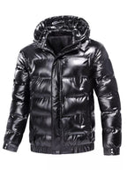 Men's Plus Size Zip Up Puffer Jacket with Hood - ꫀꪶꫀᧁꪖꪀᥴꫀ꠸ᠻꪗ~ 𝔈𝔪𝔟𝔯𝔞𝔠𝔢 𝔈𝔩𝔢𝔤𝔞𝔫𝔠𝔢