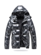 Men's Plus Size Zip Up Puffer Jacket with Hood - ꫀꪶꫀᧁꪖꪀᥴꫀ꠸ᠻꪗ~ 𝔈𝔪𝔟𝔯𝔞𝔠𝔢 𝔈𝔩𝔢𝔤𝔞𝔫𝔠𝔢