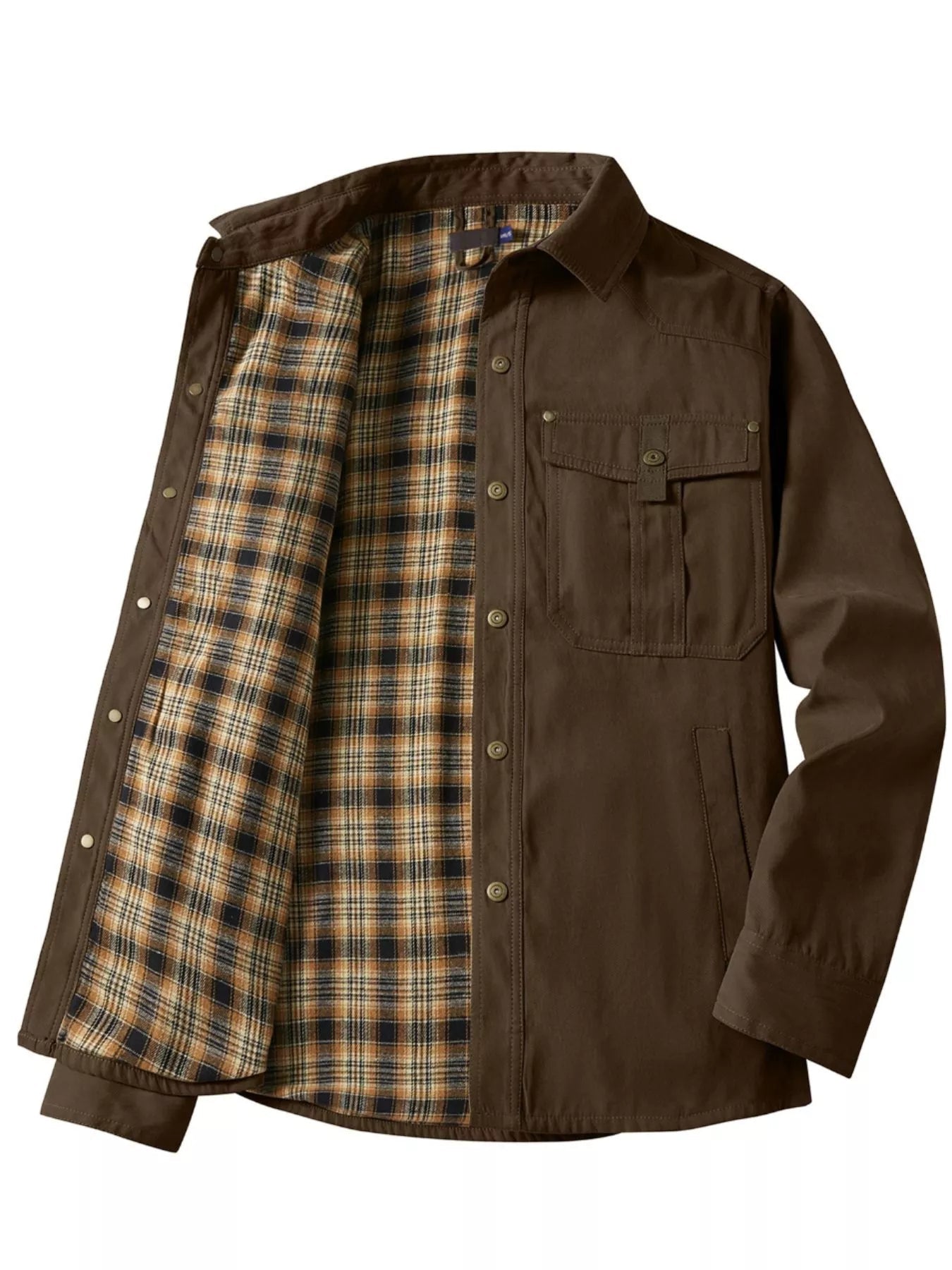 Men's Snap Down Long Sleeve Jacket - ꫀꪶꫀᧁꪖꪀᥴꫀ꠸ᠻꪗ~ 𝔈𝔪𝔟𝔯𝔞𝔠𝔢 𝔈𝔩𝔢𝔤𝔞𝔫𝔠𝔢