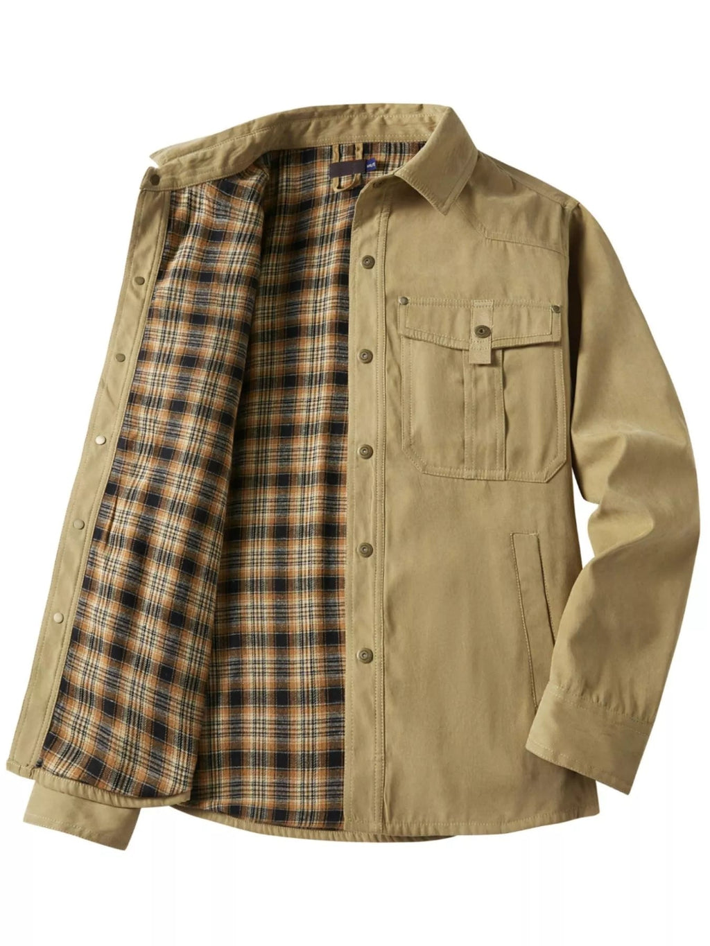 Men's Snap Down Long Sleeve Jacket - ꫀꪶꫀᧁꪖꪀᥴꫀ꠸ᠻꪗ~ 𝔈𝔪𝔟𝔯𝔞𝔠𝔢 𝔈𝔩𝔢𝔤𝔞𝔫𝔠𝔢