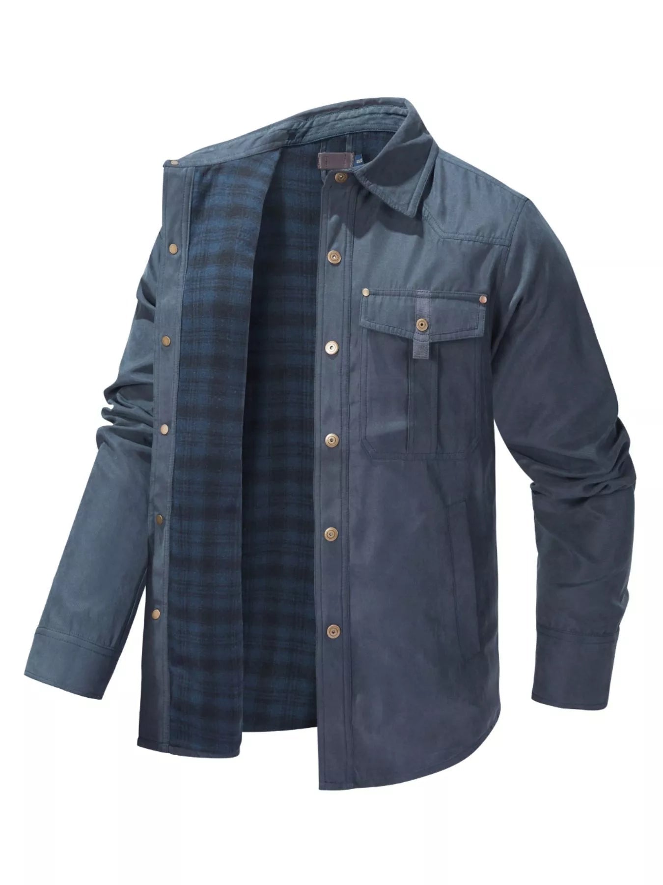 Men's Snap Down Long Sleeve Jacket - ꫀꪶꫀᧁꪖꪀᥴꫀ꠸ᠻꪗ~ 𝔈𝔪𝔟𝔯𝔞𝔠𝔢 𝔈𝔩𝔢𝔤𝔞𝔫𝔠𝔢