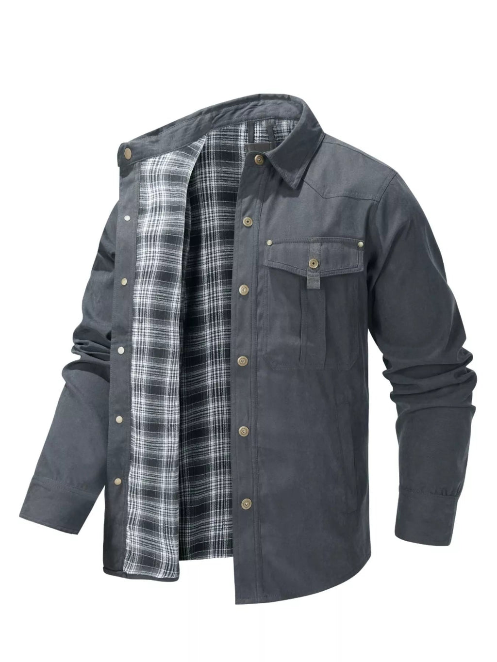 Men's Snap Down Long Sleeve Jacket - ꫀꪶꫀᧁꪖꪀᥴꫀ꠸ᠻꪗ~ 𝔈𝔪𝔟𝔯𝔞𝔠𝔢 𝔈𝔩𝔢𝔤𝔞𝔫𝔠𝔢