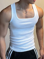 Men's Square Neck Wide Strap Tank - ꫀꪶꫀᧁꪖꪀᥴꫀ꠸ᠻꪗ~ 𝔈𝔪𝔟𝔯𝔞𝔠𝔢 𝔈𝔩𝔢𝔤𝔞𝔫𝔠𝔢