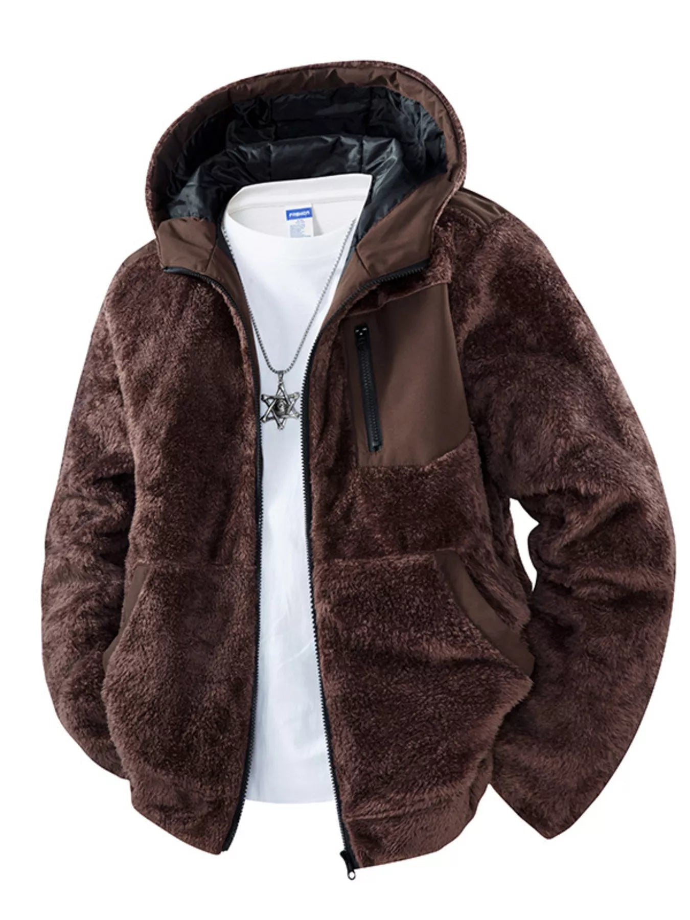 Men's Zip Up Fleece Hooded Jacket - ꫀꪶꫀᧁꪖꪀᥴꫀ꠸ᠻꪗ~ 𝔈𝔪𝔟𝔯𝔞𝔠𝔢 𝔈𝔩𝔢𝔤𝔞𝔫𝔠𝔢