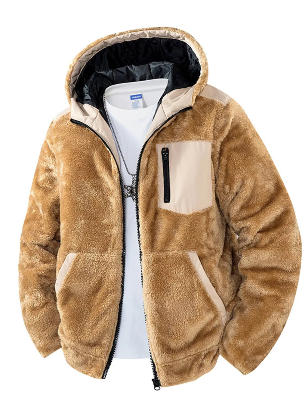 Men's Zip Up Fleece Hooded Jacket - ꫀꪶꫀᧁꪖꪀᥴꫀ꠸ᠻꪗ~ 𝔈𝔪𝔟𝔯𝔞𝔠𝔢 𝔈𝔩𝔢𝔤𝔞𝔫𝔠𝔢