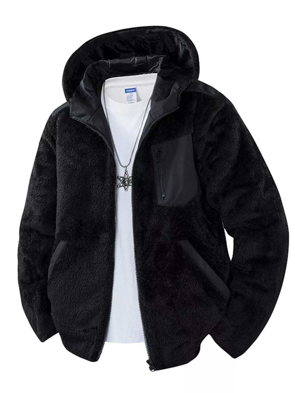 Men's Zip Up Fleece Hooded Jacket - ꫀꪶꫀᧁꪖꪀᥴꫀ꠸ᠻꪗ~ 𝔈𝔪𝔟𝔯𝔞𝔠𝔢 𝔈𝔩𝔢𝔤𝔞𝔫𝔠𝔢
