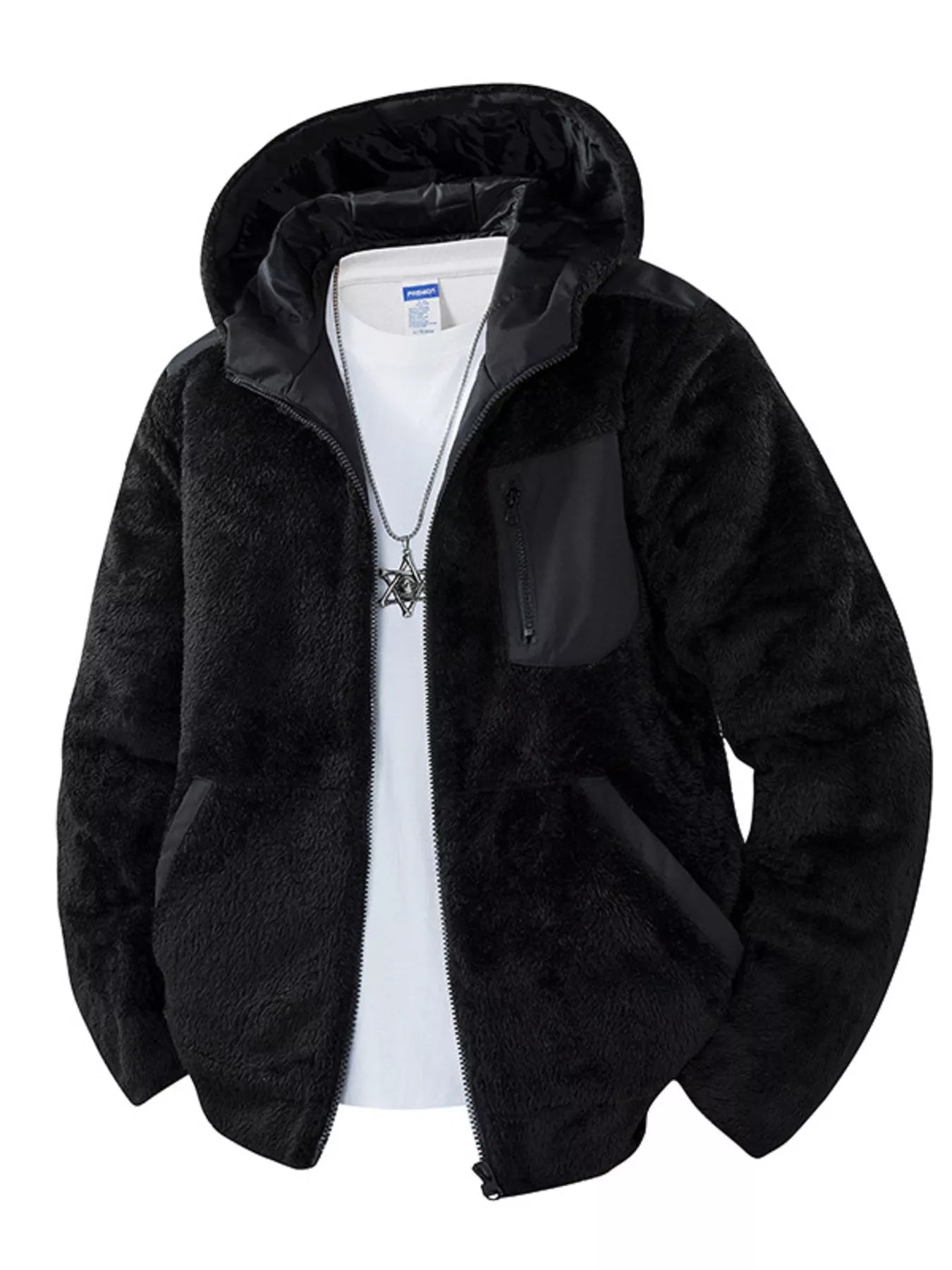 Men's Zip Up Fleece Hooded Jacket - ꫀꪶꫀᧁꪖꪀᥴꫀ꠸ᠻꪗ~ 𝔈𝔪𝔟𝔯𝔞𝔠𝔢 𝔈𝔩𝔢𝔤𝔞𝔫𝔠𝔢