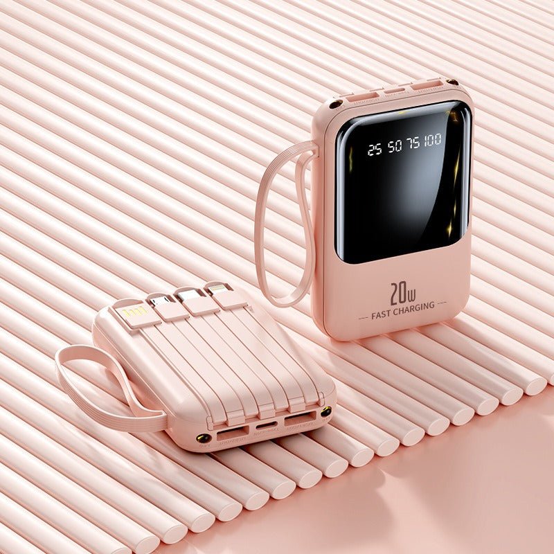 Mini Self - Contained Fast Charging Portable Power Bank - ꫀꪶꫀᧁꪖꪀᥴꫀ꠸ᠻꪗ~ 𝔈𝔪𝔟𝔯𝔞𝔠𝔢 𝔈𝔩𝔢𝔤𝔞𝔫𝔠𝔢