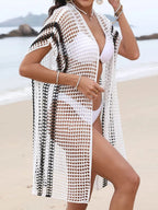 Fashionable Open Front Swimsuit Cover-Up  - ꫀꪶꫀᧁꪖꪀᥴꫀ꠸ᠻꪗ~ 𝔈𝔪𝔟𝔯𝔞𝔠𝔢 𝔈𝔩𝔢𝔤𝔞𝔫𝔠𝔢
