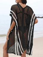 Fashionable Open Front Swimsuit Cover-Up  - ꫀꪶꫀᧁꪖꪀᥴꫀ꠸ᠻꪗ~ 𝔈𝔪𝔟𝔯𝔞𝔠𝔢 𝔈𝔩𝔢𝔤𝔞𝔫𝔠𝔢