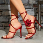 Open Toe Ankle Strap High Heels - ꫀꪶꫀᧁꪖꪀᥴꫀ꠸ᠻꪗ~ 𝔈𝔪𝔟𝔯𝔞𝔠𝔢 𝔈𝔩𝔢𝔤𝔞𝔫𝔠𝔢