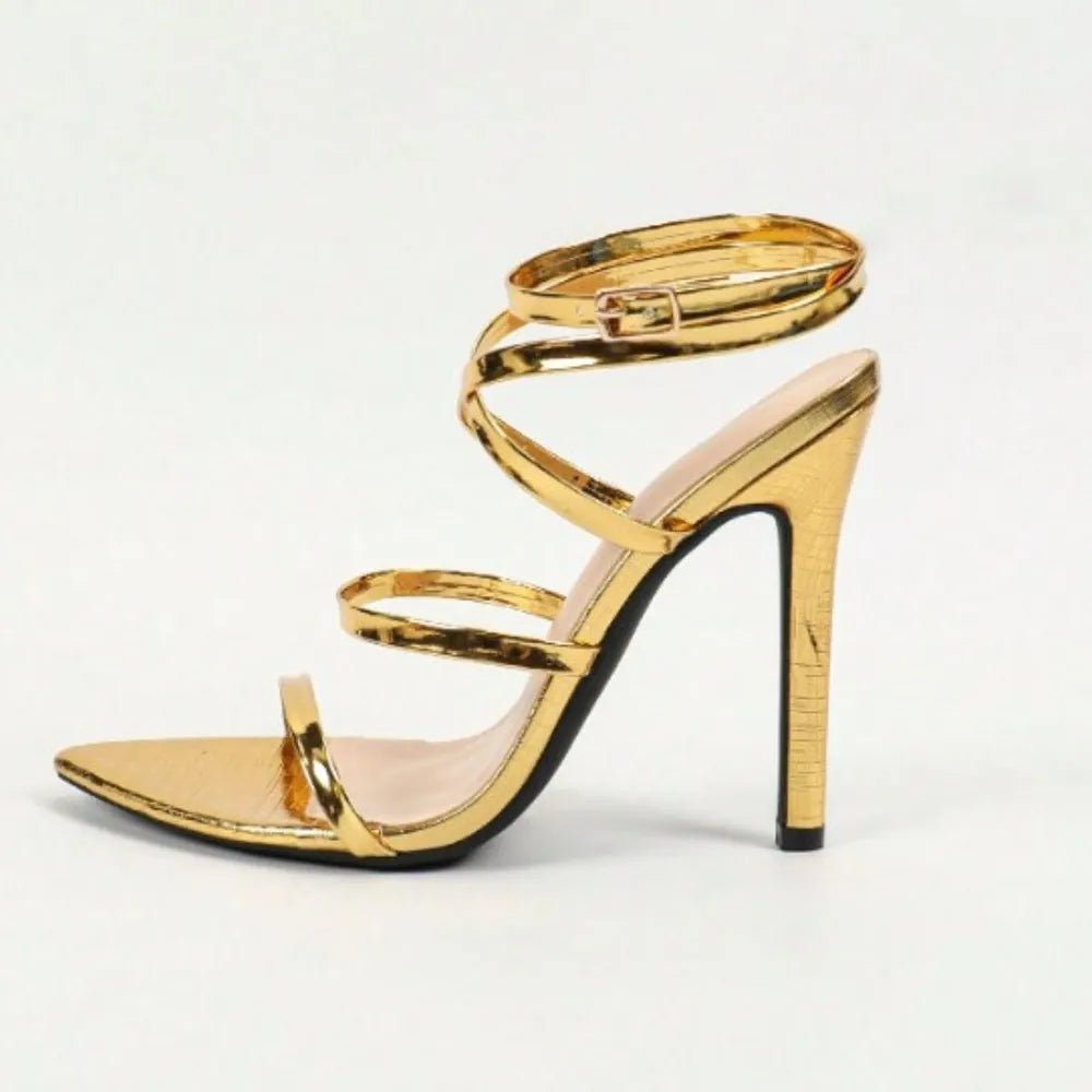 Open Toe Ankle Strap High Heels - ꫀꪶꫀᧁꪖꪀᥴꫀ꠸ᠻꪗ~ 𝔈𝔪𝔟𝔯𝔞𝔠𝔢 𝔈𝔩𝔢𝔤𝔞𝔫𝔠𝔢