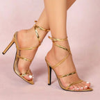 Open Toe Ankle Strap High Heels - ꫀꪶꫀᧁꪖꪀᥴꫀ꠸ᠻꪗ~ 𝔈𝔪𝔟𝔯𝔞𝔠𝔢 𝔈𝔩𝔢𝔤𝔞𝔫𝔠𝔢