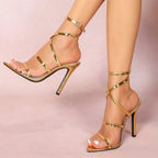 Open Toe Ankle Strap High Heels - ꫀꪶꫀᧁꪖꪀᥴꫀ꠸ᠻꪗ~ 𝔈𝔪𝔟𝔯𝔞𝔠𝔢 𝔈𝔩𝔢𝔤𝔞𝔫𝔠𝔢