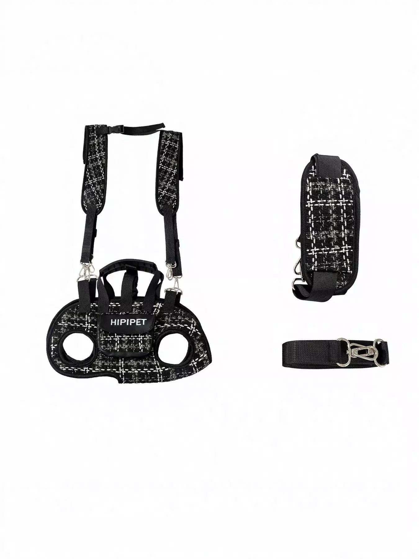 Trendy Plaid Pet Harness and Leash Set - ꫀꪶꫀᧁꪖꪀᥴꫀ꠸ᠻꪗ~ 𝔈𝔪𝔟𝔯𝔞𝔠𝔢 𝔈𝔩𝔢𝔤𝔞𝔫𝔠𝔢