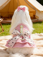 Plaid Ruffle Pet Dress with Bow - ꫀꪶꫀᧁꪖꪀᥴꫀ꠸ᠻꪗ~ 𝔈𝔪𝔟𝔯𝔞𝔠𝔢 𝔈𝔩𝔢𝔤𝔞𝔫𝔠𝔢
