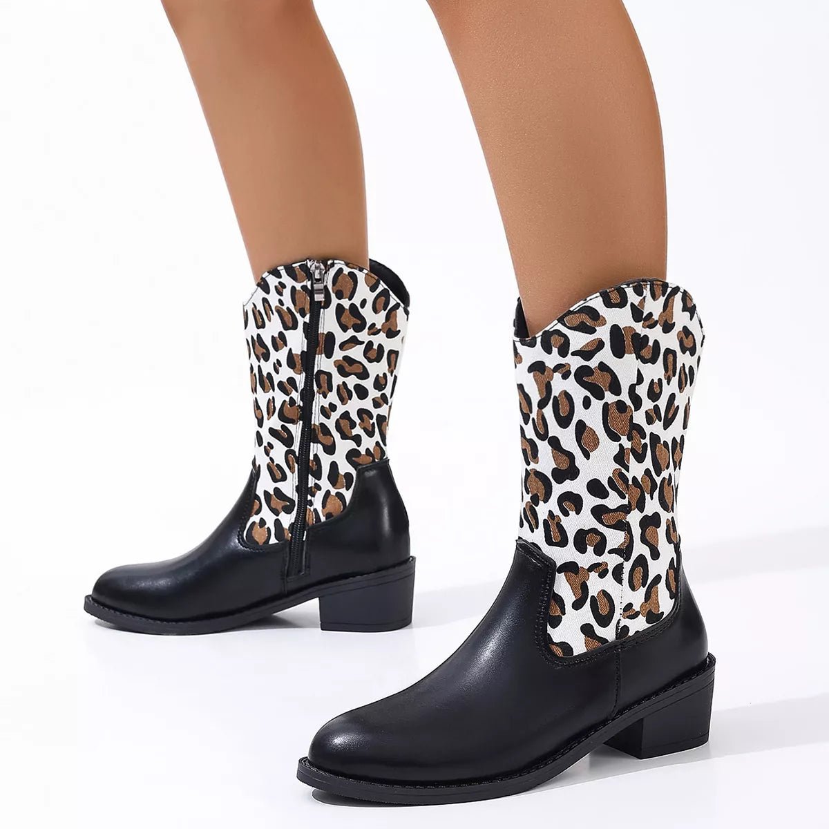 Elegant Point Toe Block Heels Boots - ꫀꪶꫀᧁꪖꪀᥴꫀ꠸ᠻꪗ~ 𝔈𝔪𝔟𝔯𝔞𝔠𝔢 𝔈𝔩𝔢𝔤𝔞𝔫𝔠𝔢