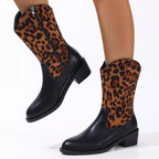 Elegant Point Toe Block Heels Boots - ꫀꪶꫀᧁꪖꪀᥴꫀ꠸ᠻꪗ~ 𝔈𝔪𝔟𝔯𝔞𝔠𝔢 𝔈𝔩𝔢𝔤𝔞𝔫𝔠𝔢