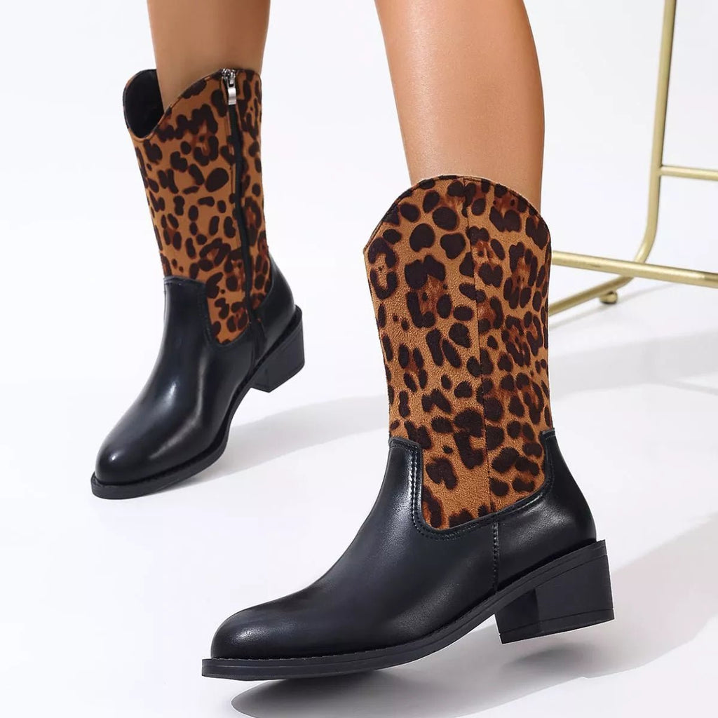 Elegant Point Toe Block Heels Boots - ꫀꪶꫀᧁꪖꪀᥴꫀ꠸ᠻꪗ~ 𝔈𝔪𝔟𝔯𝔞𝔠𝔢 𝔈𝔩𝔢𝔤𝔞𝔫𝔠𝔢