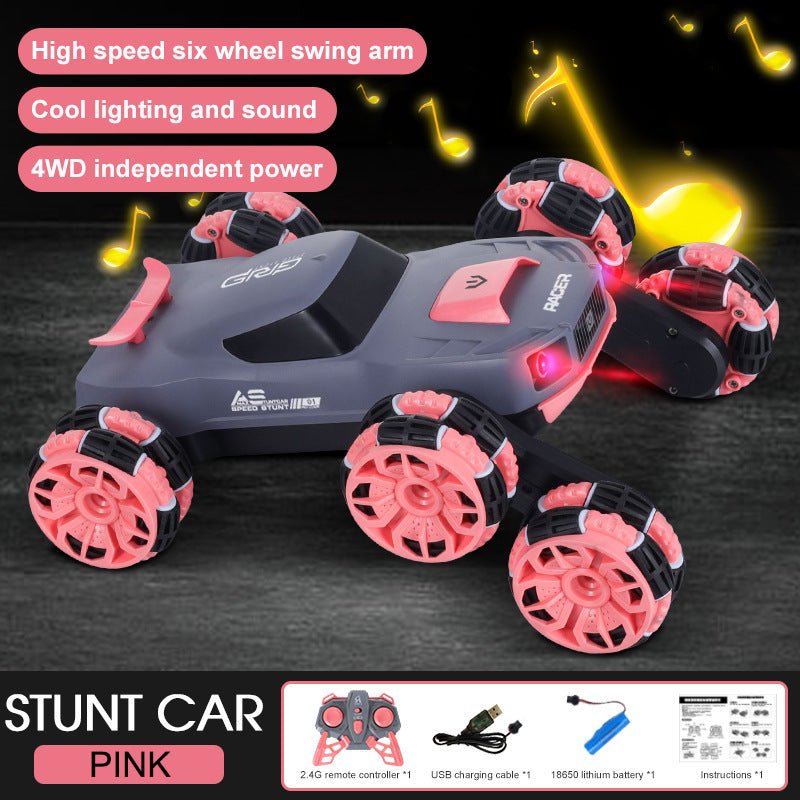 Remote Control Six-Wheel Swing Arm Stunt Car - ꫀꪶꫀᧁꪖꪀᥴꫀ꠸ᠻꪗ~ 𝔈𝔪𝔟𝔯𝔞𝔠𝔢 𝔈𝔩𝔢𝔤𝔞𝔫𝔠𝔢