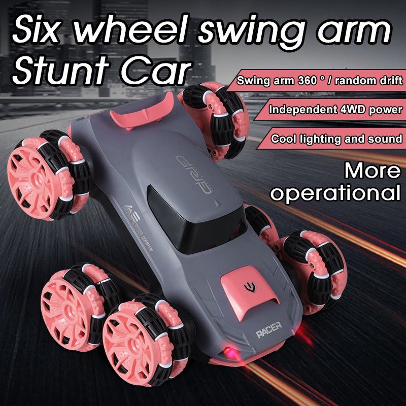 Remote Control Six-Wheel Swing Arm Stunt Car - ꫀꪶꫀᧁꪖꪀᥴꫀ꠸ᠻꪗ~ 𝔈𝔪𝔟𝔯𝔞𝔠𝔢 𝔈𝔩𝔢𝔤𝔞𝔫𝔠𝔢