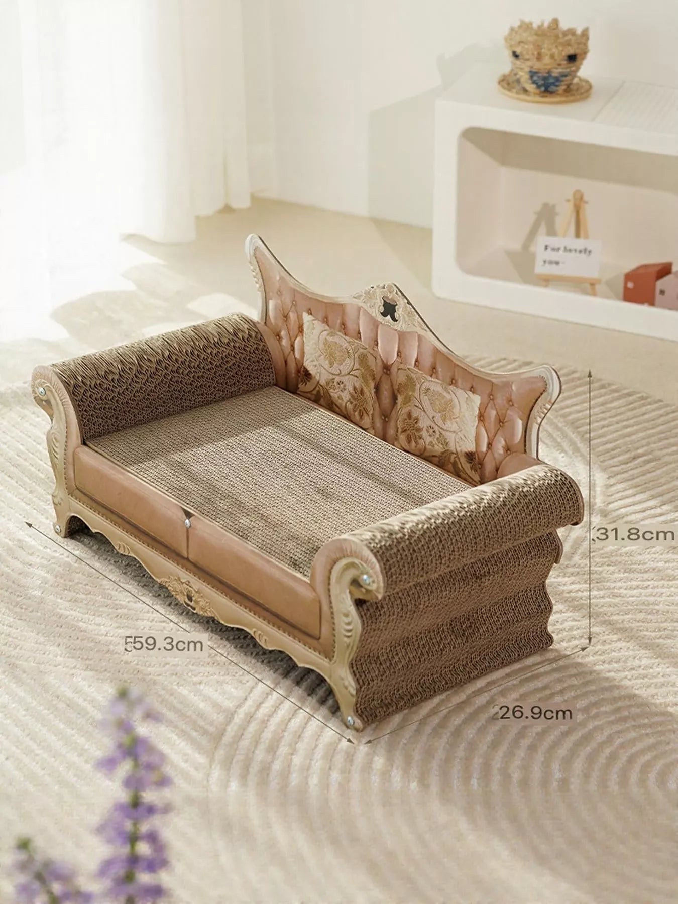 Retro Wear - Resistant Cat Scratcher Lounge - ꫀꪶꫀᧁꪖꪀᥴꫀ꠸ᠻꪗ~ 𝔈𝔪𝔟𝔯𝔞𝔠𝔢 𝔈𝔩𝔢𝔤𝔞𝔫𝔠𝔢