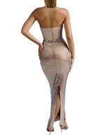 Rhinestone Fashion Tube Maxi Dress - ꫀꪶꫀᧁꪖꪀᥴꫀ꠸ᠻꪗ~ 𝔈𝔪𝔟𝔯𝔞𝔠𝔢 𝔈𝔩𝔢𝔤𝔞𝔫𝔠𝔢