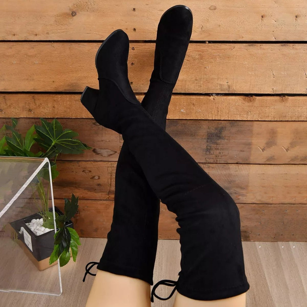 Fashionable Over The Knee Heels Boots - ꫀꪶꫀᧁꪖꪀᥴꫀ꠸ᠻꪗ~ 𝔈𝔪𝔟𝔯𝔞𝔠𝔢 𝔈𝔩𝔢𝔤𝔞𝔫𝔠𝔢