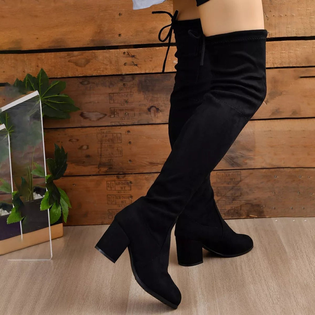 Fashionable Over The Knee Heels Boots - ꫀꪶꫀᧁꪖꪀᥴꫀ꠸ᠻꪗ~ 𝔈𝔪𝔟𝔯𝔞𝔠𝔢 𝔈𝔩𝔢𝔤𝔞𝔫𝔠𝔢
