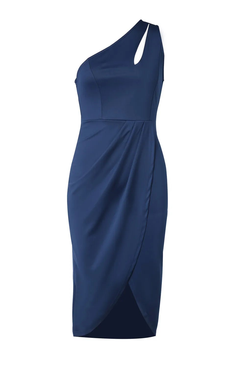Stylish Ruched Cutout Single Shoulder Dress - ꫀꪶꫀᧁꪖꪀᥴꫀ꠸ᠻꪗ~ 𝔈𝔪𝔟𝔯𝔞𝔠𝔢 𝔈𝔩𝔢𝔤𝔞𝔫𝔠𝔢