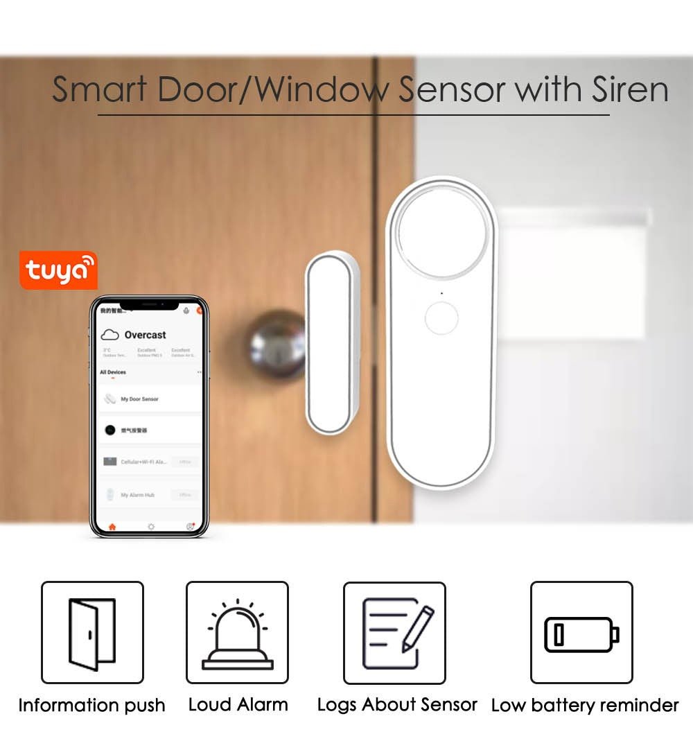Smart Life Window Detector Door With Wifi Smart Door Sensor - ꫀꪶꫀᧁꪖꪀᥴꫀ꠸ᠻꪗ~ 𝔈𝔪𝔟𝔯𝔞𝔠𝔢 𝔈𝔩𝔢𝔤𝔞𝔫𝔠𝔢
