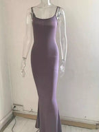 Spaghetti Strap Bodycon Maxi Dress - ꫀꪶꫀᧁꪖꪀᥴꫀ꠸ᠻꪗ~ 𝔈𝔪𝔟𝔯𝔞𝔠𝔢 𝔈𝔩𝔢𝔤𝔞𝔫𝔠𝔢