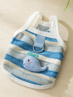 Stylish Striped Breathable Pet Top - ꫀꪶꫀᧁꪖꪀᥴꫀ꠸ᠻꪗ~ 𝔈𝔪𝔟𝔯𝔞𝔠𝔢 𝔈𝔩𝔢𝔤𝔞𝔫𝔠𝔢