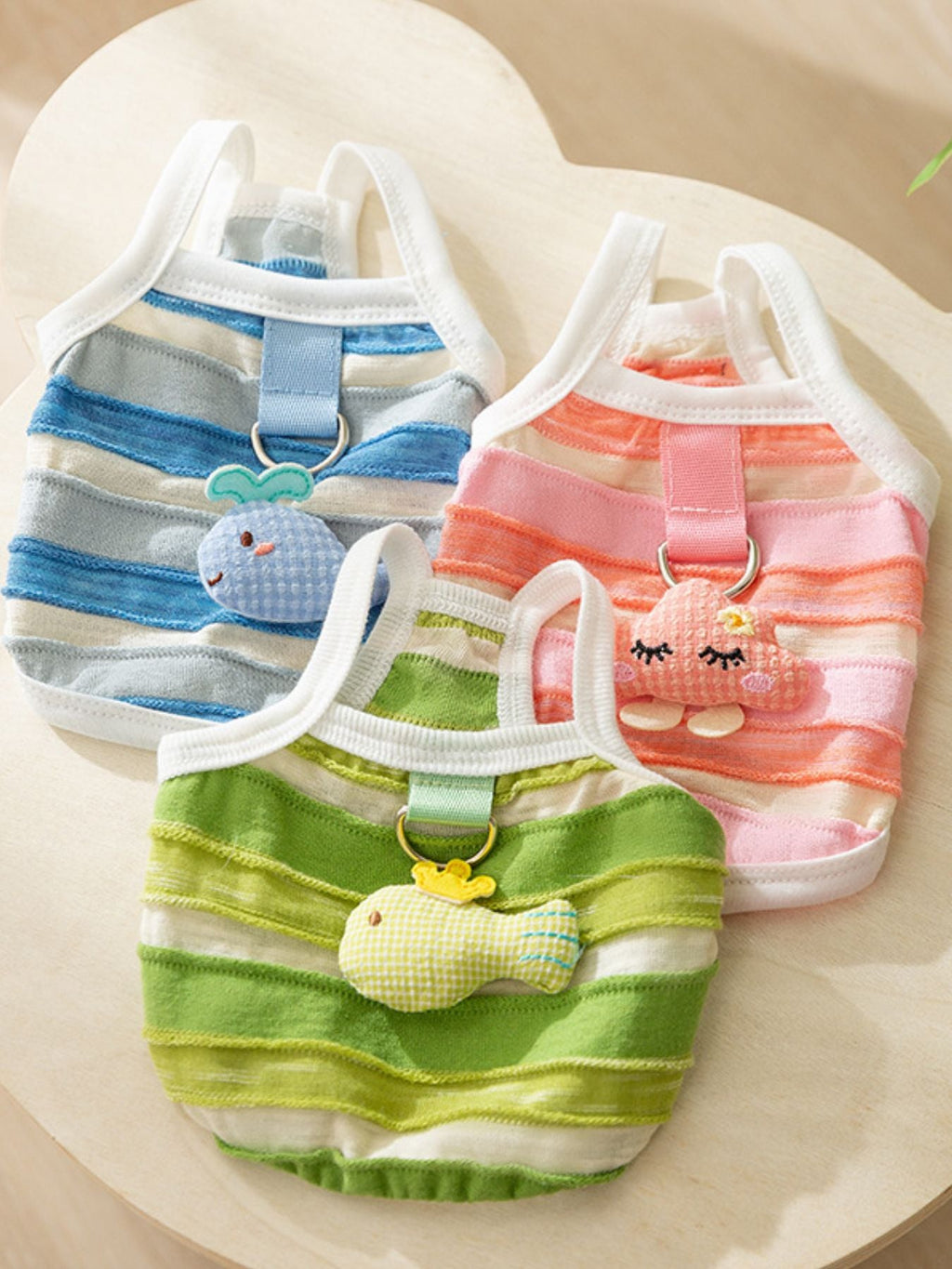 Stylish Striped Breathable Pet Top - ꫀꪶꫀᧁꪖꪀᥴꫀ꠸ᠻꪗ~ 𝔈𝔪𝔟𝔯𝔞𝔠𝔢 𝔈𝔩𝔢𝔤𝔞𝔫𝔠𝔢