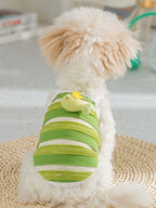 Stylish Striped Breathable Pet Top - ꫀꪶꫀᧁꪖꪀᥴꫀ꠸ᠻꪗ~ 𝔈𝔪𝔟𝔯𝔞𝔠𝔢 𝔈𝔩𝔢𝔤𝔞𝔫𝔠𝔢