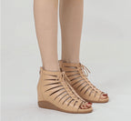 Stylish Ankle Strap High - Top Sandals With Fish Mouth - ꫀꪶꫀᧁꪖꪀᥴꫀ꠸ᠻꪗ~ 𝔈𝔪𝔟𝔯𝔞𝔠𝔢 𝔈𝔩𝔢𝔤𝔞𝔫𝔠𝔢