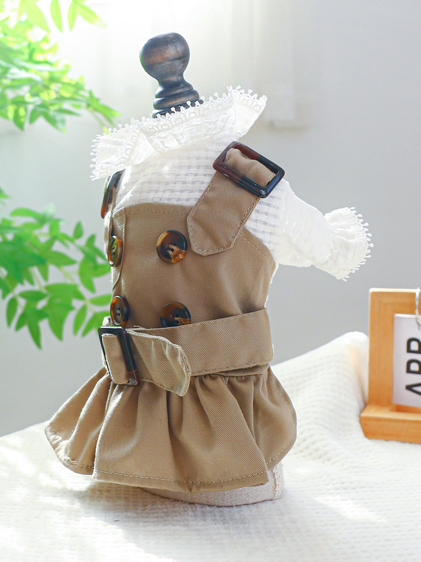 Stylish Buckle Pet Trench Coat - ꫀꪶꫀᧁꪖꪀᥴꫀ꠸ᠻꪗ~ 𝔈𝔪𝔟𝔯𝔞𝔠𝔢 𝔈𝔩𝔢𝔤𝔞𝔫𝔠𝔢
