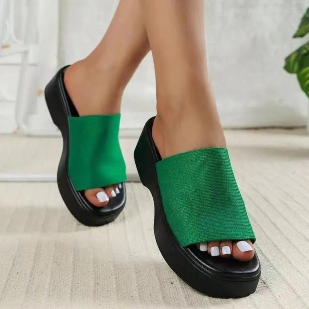 Stylish Open Toe Platform Cloth Sandals - ꫀꪶꫀᧁꪖꪀᥴꫀ꠸ᠻꪗ~ 𝔈𝔪𝔟𝔯𝔞𝔠𝔢 𝔈𝔩𝔢𝔤𝔞𝔫𝔠𝔢
