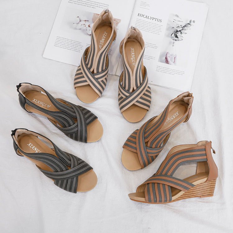 Stylish Women's Fashion Fish Mouth Sandals - ꫀꪶꫀᧁꪖꪀᥴꫀ꠸ᠻꪗ~ 𝔈𝔪𝔟𝔯𝔞𝔠𝔢 𝔈𝔩𝔢𝔤𝔞𝔫𝔠𝔢
